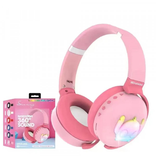Безжични слушалки PM-09 STICH - светещи, SUPER COOL RGB LIGHTING